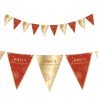 Guirlande fanions "Joyeux anniversaire", 3m