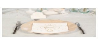20 tovaglioli per la comunione a 3 veli color oro metallizzato 33 cm x 33 cm