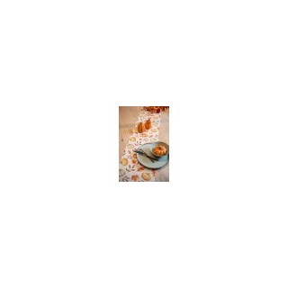 1 CHEMIN DE TABLE TISSU VINTAGE AUTOMNE 28CM X 3M