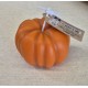 BOUGIES CITROUILLE AUTOMNE ORANGE 6.8CM X 4.6CM