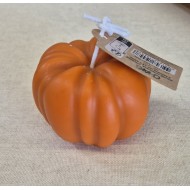 BOUGIE CITROUILLE AUTOMNE ORANGE 6.8CM X 4.6CM