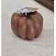 BOUGIE CITROUILLE AUTOMNE MARRON 6.8CM X 4.6CM