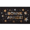 10 Serviettes Bonne Année, 40cmx33cm Noir/or