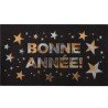 10 Serviettes Bonne Année, 40cmx33cm Noir/or