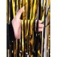 Tenda con frange metalliche, bicolore Nero/oro