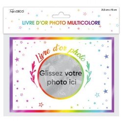 Livre d'Or Photos Multicolore 21,5x15 cm