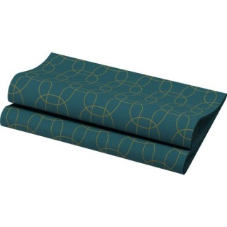 60 Serviettes Dunisoft 40 x 40 cm Golden Deco