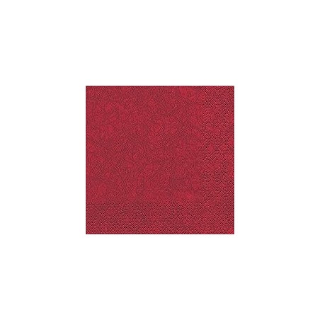 20 Servietten 40x40cm Modern bordeaux