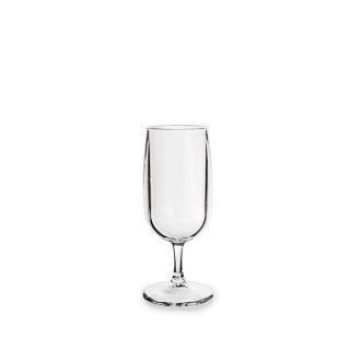 1 bicchiere da vino con stelo da 18 cl, con graduazione a 12 cl, in Tritan, trasparente