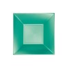 25 piatti fondi, 18x18 cm, verde scuro
