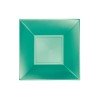 25 piatti fondi, 18x18 cm, verde scuro