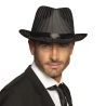 Chapeau Tony - Noir rayé blanc