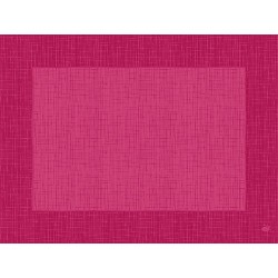 100 set di dunicel biologico Linnea fucsia da tavolo 30x40cm