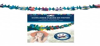 Ghirlanda floreale Tropical, 4 m