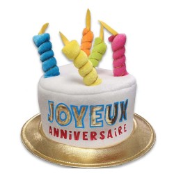 1 Chapeau anniversaire avec âge