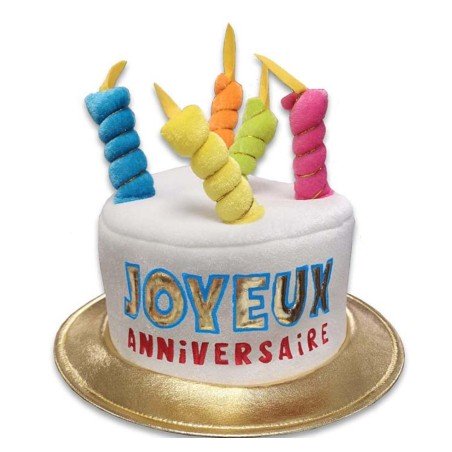 1 Chapeau anniversaire avec âge