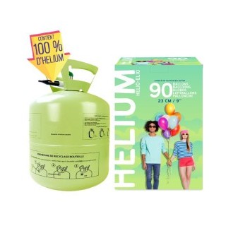 Flasche mit komprimiertem Helium für 90 Luftballons (wird ohne Luftballons verkauft)