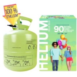 Bouteille hélium compressée 90 ballons (vendue sans ballon)