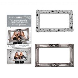 Struttura gonfiabile in metallo color argento