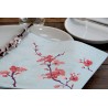 50 klassische Vlies-Servietten, 40 x 40 cm, Cherry Breeze Blue