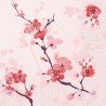 50 Serviettes ouate 33 x 33 cm Cherry Breeze Pink 3 plis