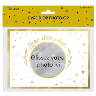 Libro degli ospiti con foto, 21,5 x 15 cm