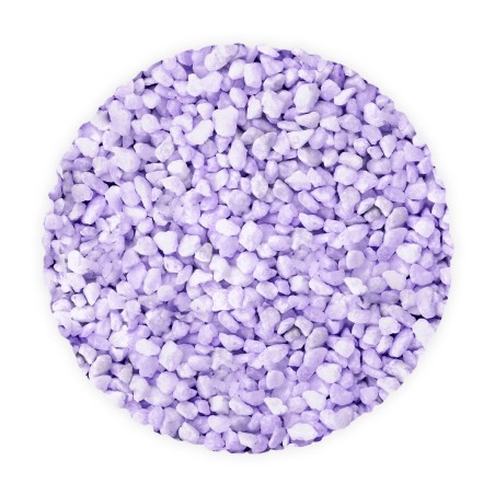 Gravillons couleur parme, 400 grs