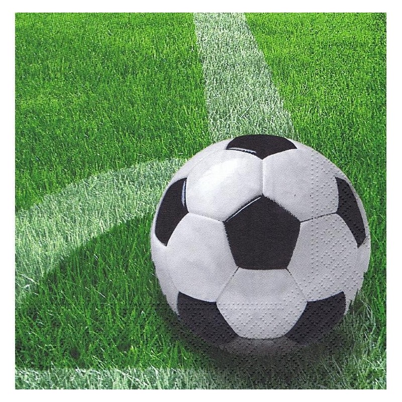 20 asciugamani FOOTBALL 33x33 cm