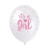 5 palloncini perlati assortiti da 30 cm - It's a Girl