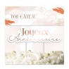 Top gâteau Joyeux Anniversaire rose gold – Cake topper - Partytiem Shop