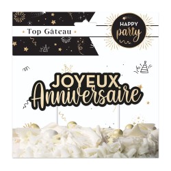 Sublimez votre gâteau lors de votre anniversaire avec notre top gâteau "Happy party" unique