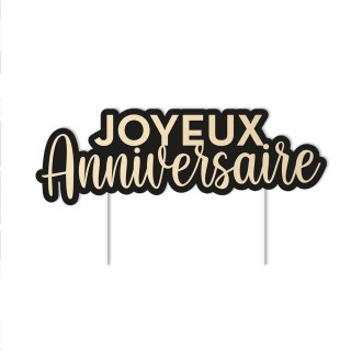 Sublimez votre gâteau lors de votre anniversaire avec notre top gâteau "Happy party" unique