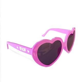Lunettes cœur roses EVJF – Accessoire future mariée | Partytime Shop