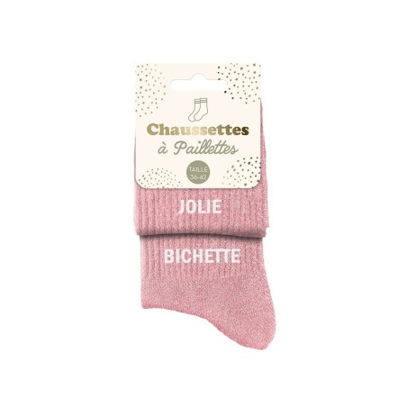 Chaussettes à paillettes Jolie Bichette – Duo | PartyTime Shop