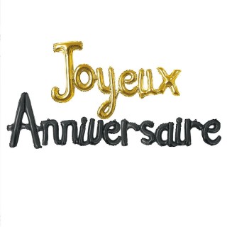 Guirlande gonflable Joyeux Anniversaire – Décoration fête - Partytime Shop