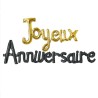 Guirlande gonflable Joyeux Anniversaire – Décoration fête - Partytime Shop