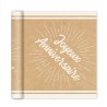 Chemin de table Joyeux Anniversaire kraft 28 cm x 4 m - Partytime Shop