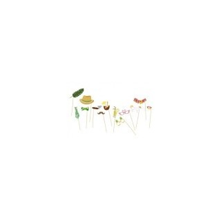 Set per photobooth in stile tropicale, 13 pezzi