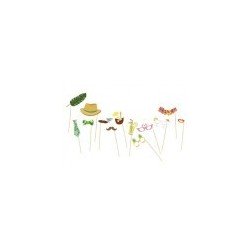 Set per photobooth in stile tropicale, 13 pezzi