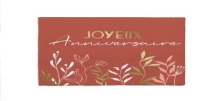serviettes "Joyeux Anniversaire" est idéal pour finaliser votre décoration de table lors d'un anniversaire.