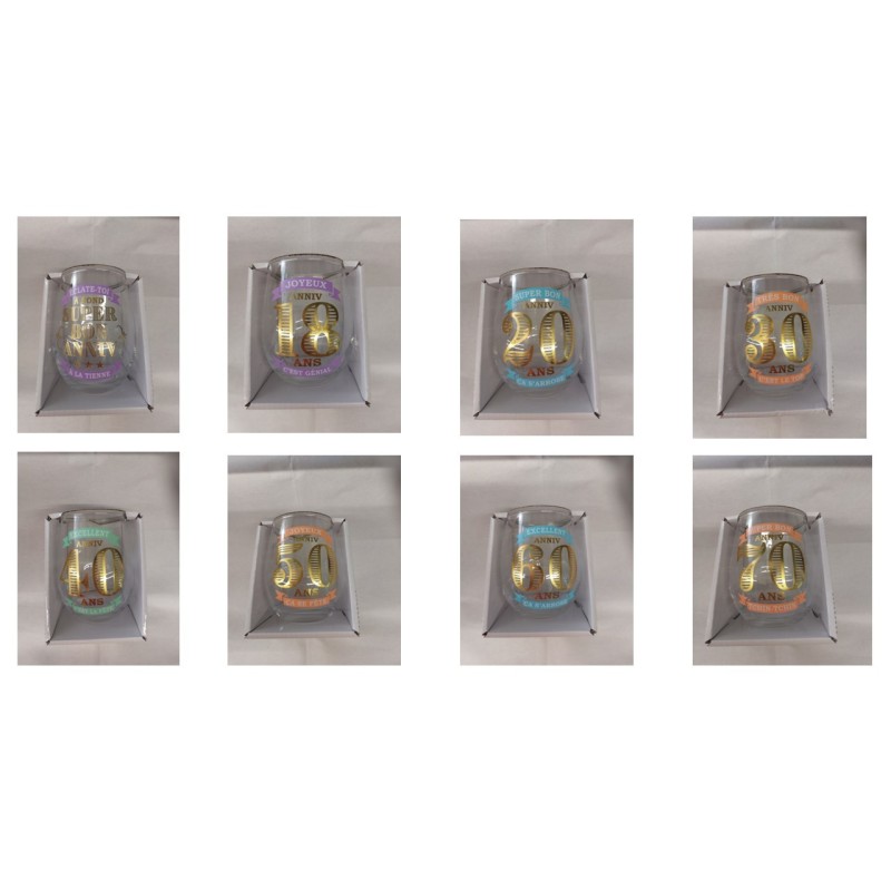 Offrez un cadeaux pour chaque occasion, les verres sont un souvenir ou un complément