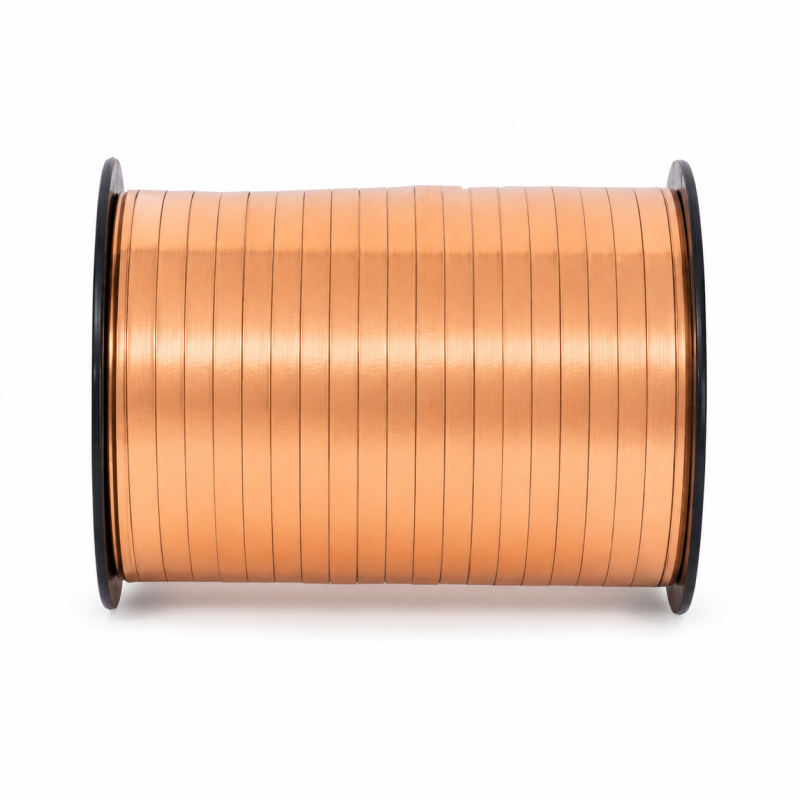 Bolduc metallo ramato semplice, 7 mm x 50 m
