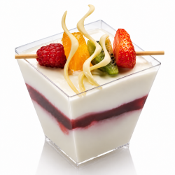 Verrine Kova 22 cristal, 72 x 72 x 72 mm , 220 ml