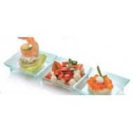 Trio Verrine, verde acqua, 190 x 63 x 18 mm