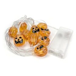 Chaîne de lampe de citrouille