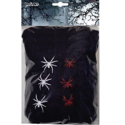 Ragnatela bianca incl. 6 ragni 100 g