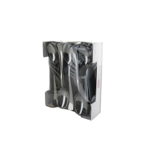50 Cuillères à Soupe Plastique Argent Réutilisables | Partytime Shop