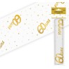 Chemin de table doré 28 cm x 5 mètres, organza