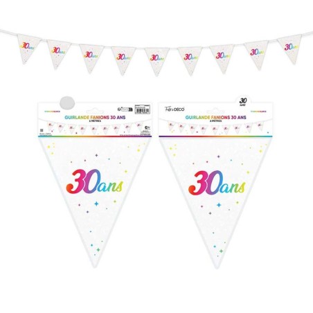 Guirlandes fanion anniversaire