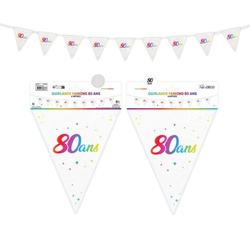 Guirlandes fanion anniversaire
